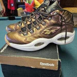 Reebok Metallic Bronze Question Mid Villa Irversons